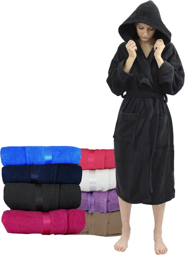 Zuper Duper Towel Bathrobe And Hooded Dressing Gown 100 Egyptian