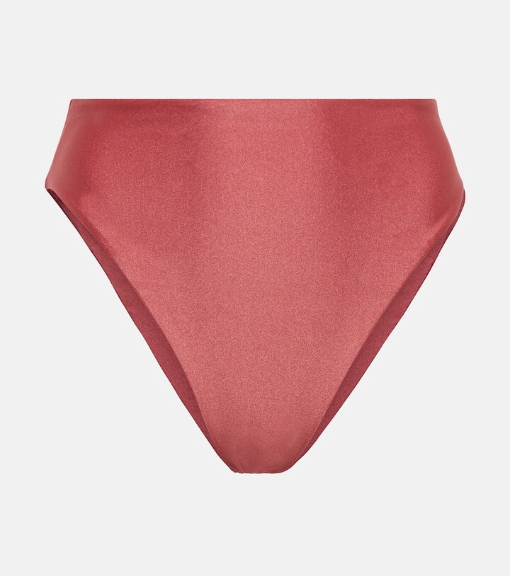 JADE SWIM Incline high-rise bikini bottoms