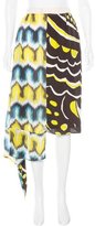 Thumbnail for your product : Chris Benz Asymmetrical Silk Skirt