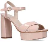 Thumbnail for your product : Stuart Weitzman Patent Leather Exposed Platform Sandals