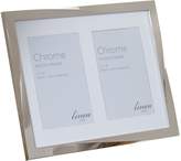 Thumbnail for your product : Linea Chrome plated twist double aperture photo frame