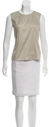 Jil Sander Sleeveless Bow-Accented Top