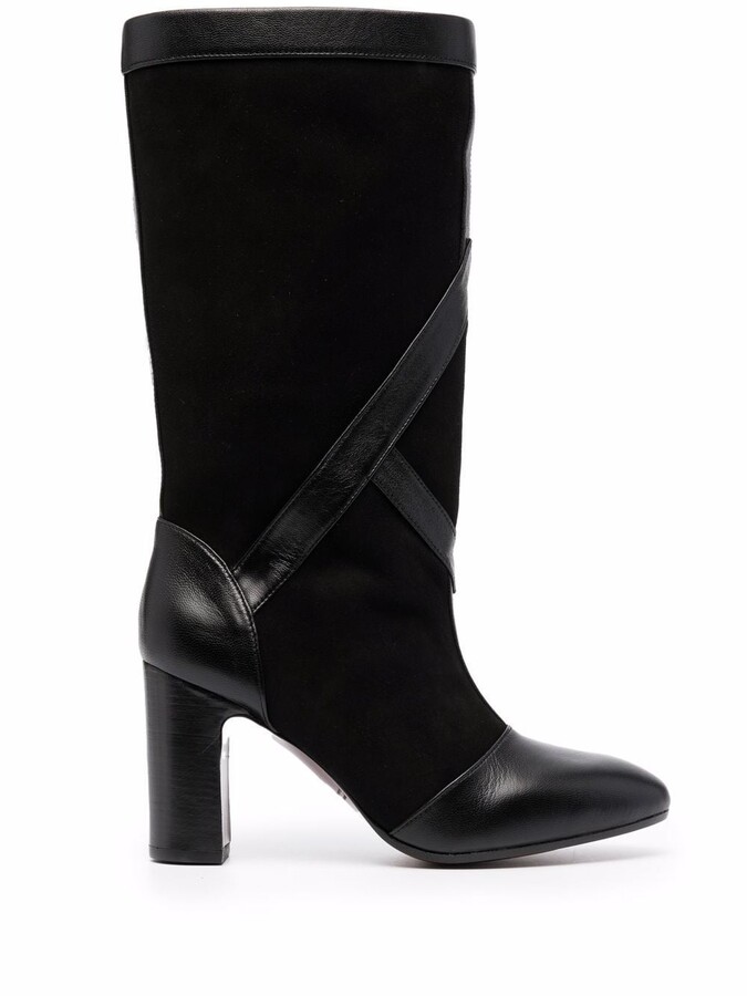 Black Suede Thigh High Boots | Shop the world's largest collection of  fashion | ShopStyle