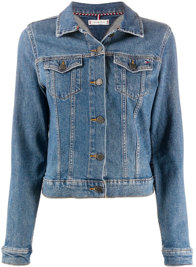 tommy hilfiger ladies denim jacket