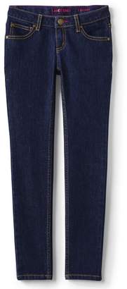 Lands' End - Girls' Blue 5 Pocket Skinny Jeans