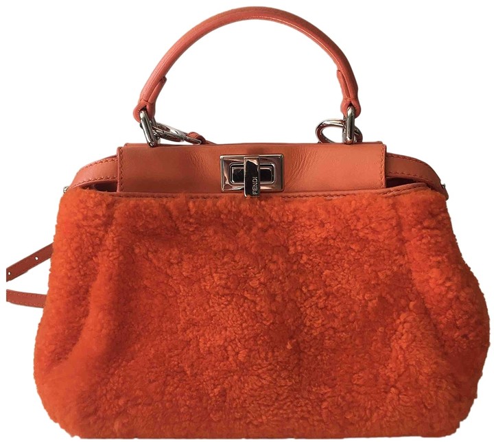 fendi peekaboo orange