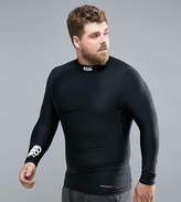 Thumbnail for your product : Canterbury of New Zealand Plus Thermoreg Baselayer Long Sleeve Top With Turtle Neck In Black E546850-989