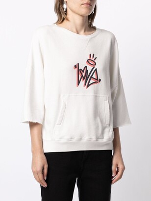 Zadig & Voltaire Love three-quarter sleeve sweatshirt
