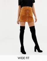Thumbnail for your product : ASOS Design DESIGN Wide Fit Extra Wide Leg kassidy thigh high boots