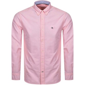 tommy hilfiger pink blouse
