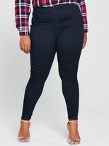 Thumbnail for your product : V By Very Curve Value High Waisted Jegging Indigo