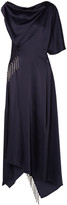 Thumbnail for your product : Christopher Kane Asymmetric Crystal-embellished Satin Gown