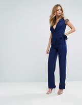 Thumbnail for your product : Little Mistress Jumpsuit With Embellished Detail