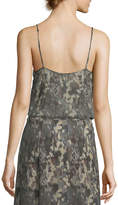 Thumbnail for your product : Haute Hippie No Regrets Embellished Silk Cami Top