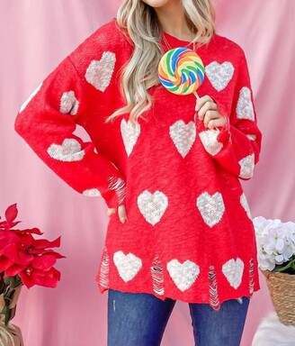 Sweater With Red Heart