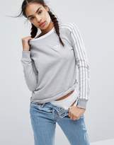 Thumbnail for your product : adidas Gray Three Stripe Long Sleeve T-Shirt