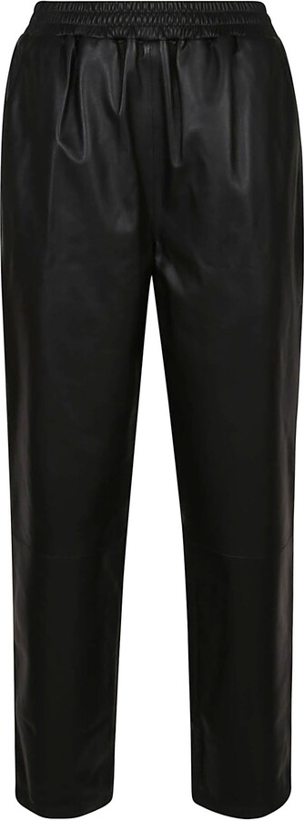Women's Designer Leather Trousers