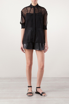Thumbnail for your product : Jason Wu Sheer Utility Blouse