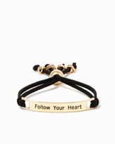 Thumbnail for your product : Charming charlie Follow Your Heart Slip & Pull Bracelet