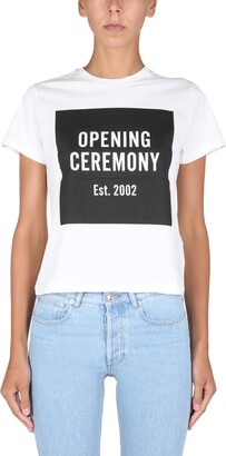 Opening Ceremony Box Logo Printed T-Shirt