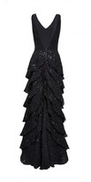 Thumbnail for your product : Alice + Olivia Powell Embellished Ruffle Gown