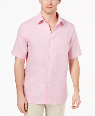 Tasso Elba Men's Island Linen Shirt, Created for Macy's