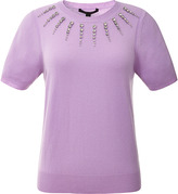 Thumbnail for your product : Marc Jacobs Wool-Blend Crystal-Embellished Sweater