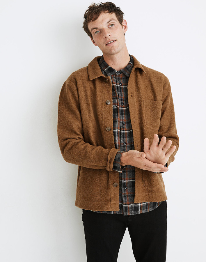 Madewell Boiled Wool Chore Jacket - ShopStyle Outerwear