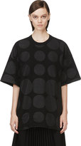 Thumbnail for your product : Comme des Garcons Black Oversized Dot Print T-Shirt