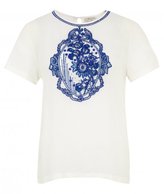 Thumbnail for your product : Oliver Bonas Embroidered Beaded Top by Poem