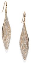 Thumbnail for your product : Adriana Orsini Pave Crystal Marquis Twist Earrings/Goldtone