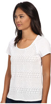 Thumbnail for your product : Mod-o-doc Classic Jersey Embroidered Eyelet Tee