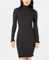 Thumbnail for your product : Planet Gold Juniors' Ribbed Mock-Neck Sweater Dress