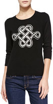 Thumbnail for your product : Diane von Furstenberg Intarsia Celtic Knot Cashmere Sweater