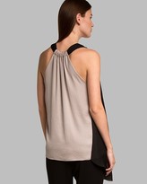 Thumbnail for your product : Halston Top - Sleeveless Draped Wrap
