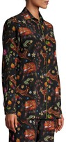 Thumbnail for your product : Etro Deer Print Silk Blouse