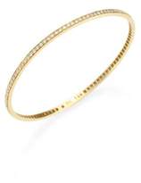 Thumbnail for your product : Roberto Coin Diamond & 18K Yellow Gold Bangle Bracelet