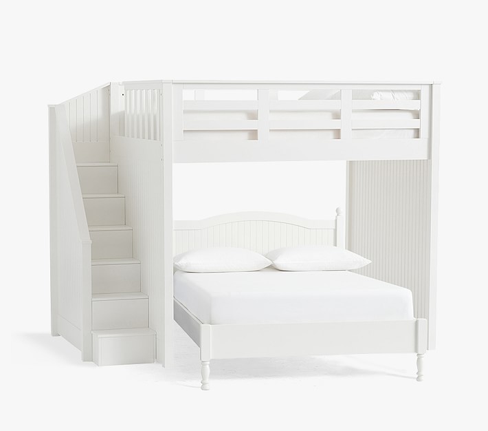 fillmore stair loft bed & lower bed set
