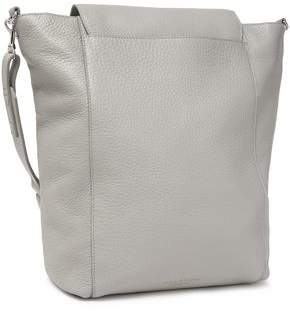 Halston Textured-Leather Shoulder Bag