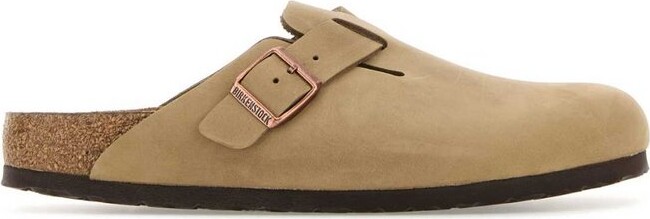 Birkenstock Boston Soft Footbed Buckle Detailed Mules
