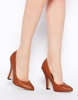 Thumbnail for your product : ASOS PREDICT Pointed High Heels - Tan