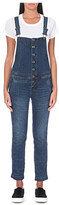 Thumbnail for your product : Free People Jacob wash button-front overalls