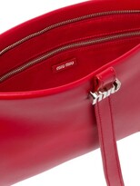 Thumbnail for your product : Miu Miu Nappa leather clutch
