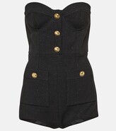 Thumbnail for your product : Alessandra Rich Tweed playsuit