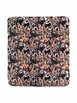 Thumbnail for your product : Molo Animal-Print Organic-Cotton Blanket