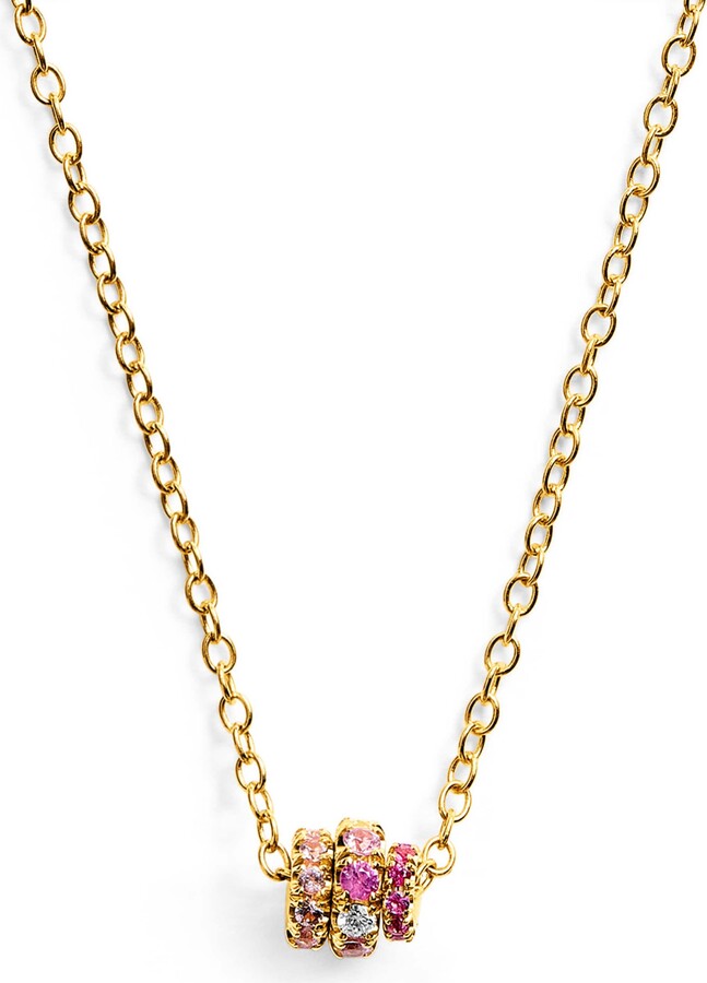 Spinelli Kilcollin Yellow Gold and Diamond Vesta Necklace