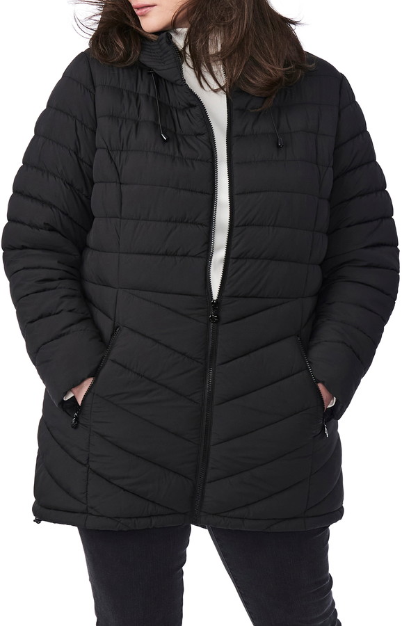 Bernardo Bernado Packable EcoPlume(TM) Hooded Walker Coat ShopStyle