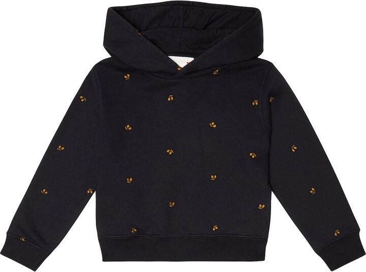 Bonpoint Tita embroidered cotton jersey hoodie