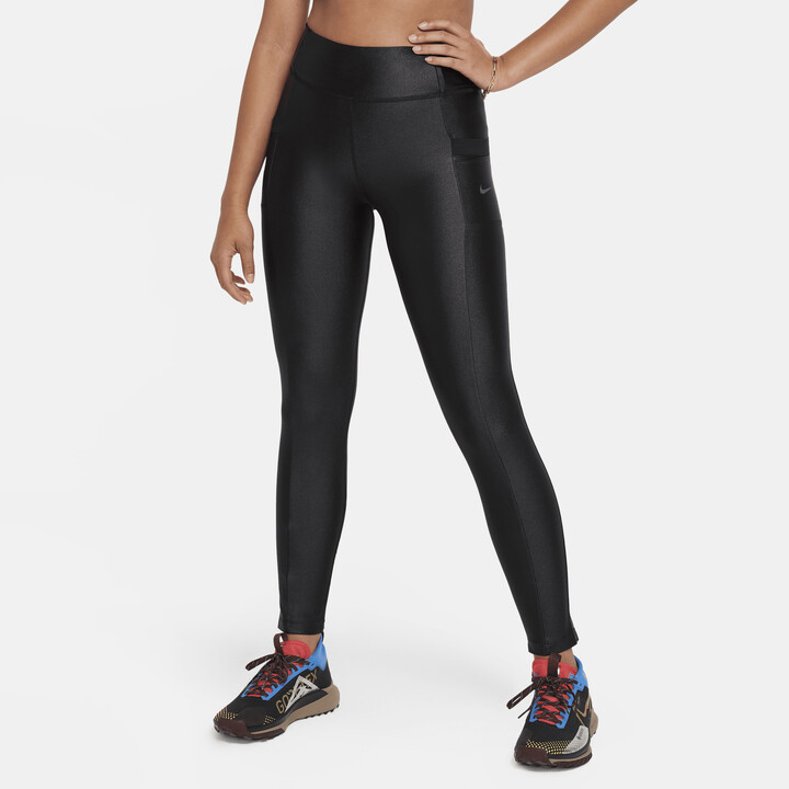 Nike Dri-FIT One Big Kids' (Girls') Leggings with Pockets in Black -  ShopStyle