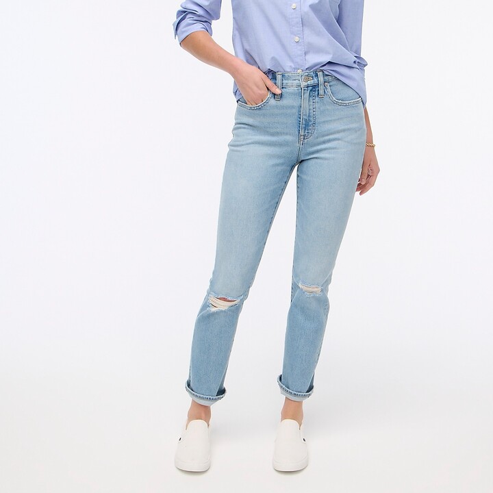J.Crew Factory Women's Essential Straight Jean In AllDay Stretch